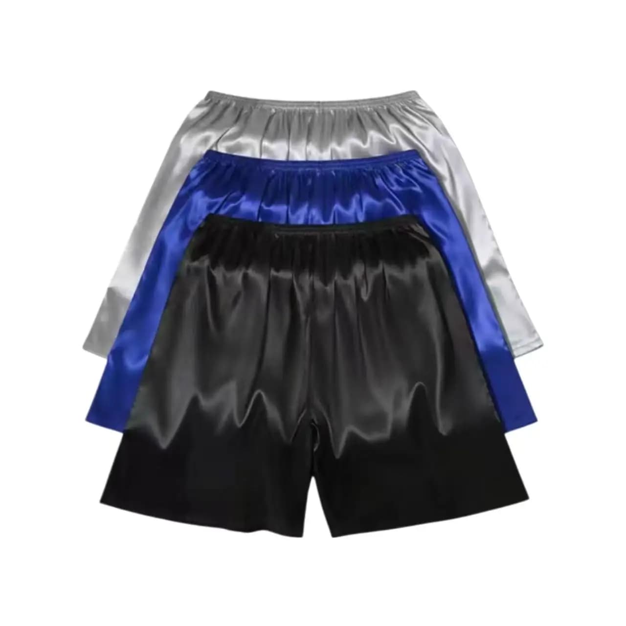 Men's breathable summer night pants in icy silk, 1 piece, with elastic and comfortable fit, fashionable and versatile, casual.