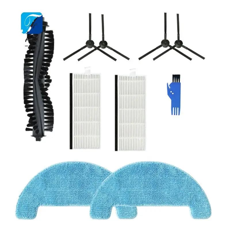 A55F-Replacement Accessory For Ilife A4 A4S A40 Robotic Vacuum Cleaner For Ecovacs CEN550 Main Brush Mop Cloth Side Brush