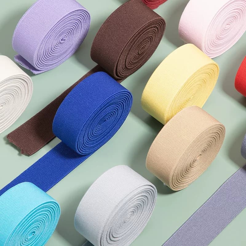 5/10Meters Nylon Elastic Bands 20/25/30/40/50mm Rubber Band for Underwear Belt Elastics Webbing Clothing Sewing Elasticity Tape