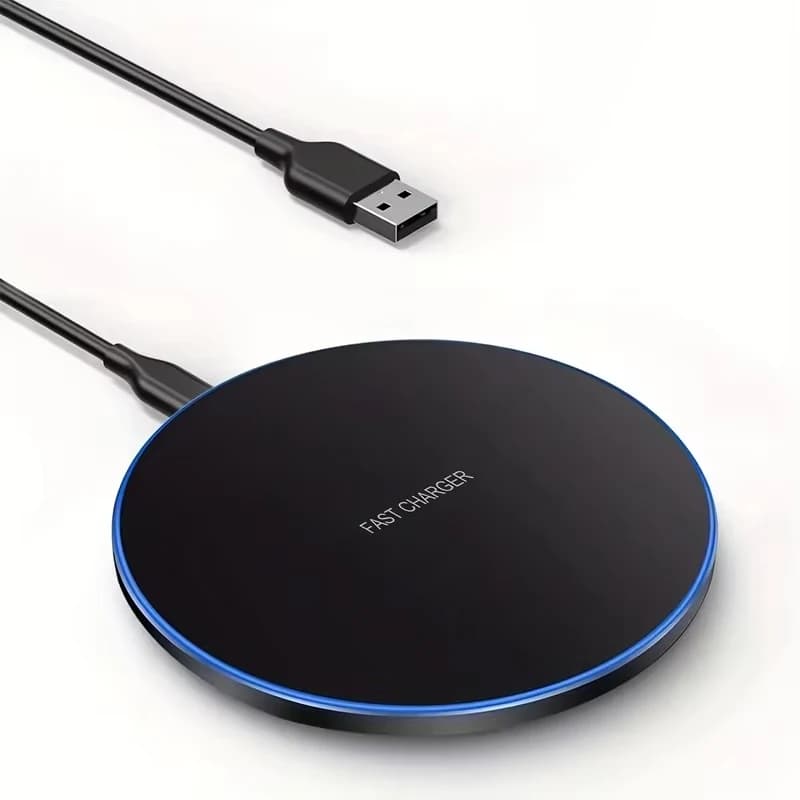 30 W Wireless Desktop Charger Pad Phone Support for iPhone 17 16 15 14 13 Pro Max Samsung Xiaomi Quick Induction Charging Support
