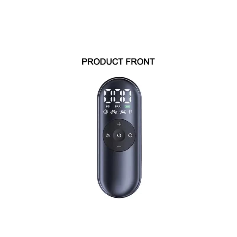 Pompa per bici da moto T08 Pompa per bicicletta elettrica portatile Manometro digitale 120 PSI Mini Presta Schrader ad alta pressione