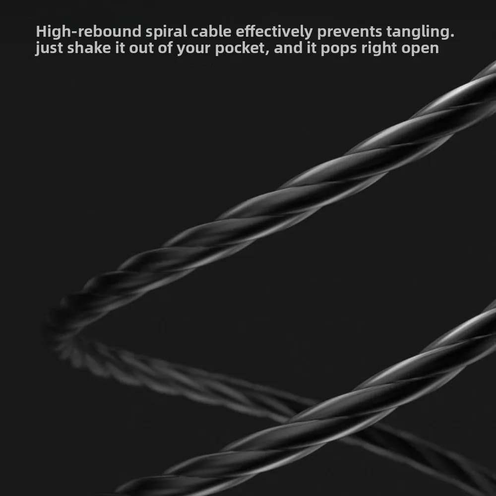 Auricolari Stereo Cablati da 3,5 mm con Microfono, Bassi Profondi, Cuffie Universali con Testina Rotonda, Auricolari Sportivi