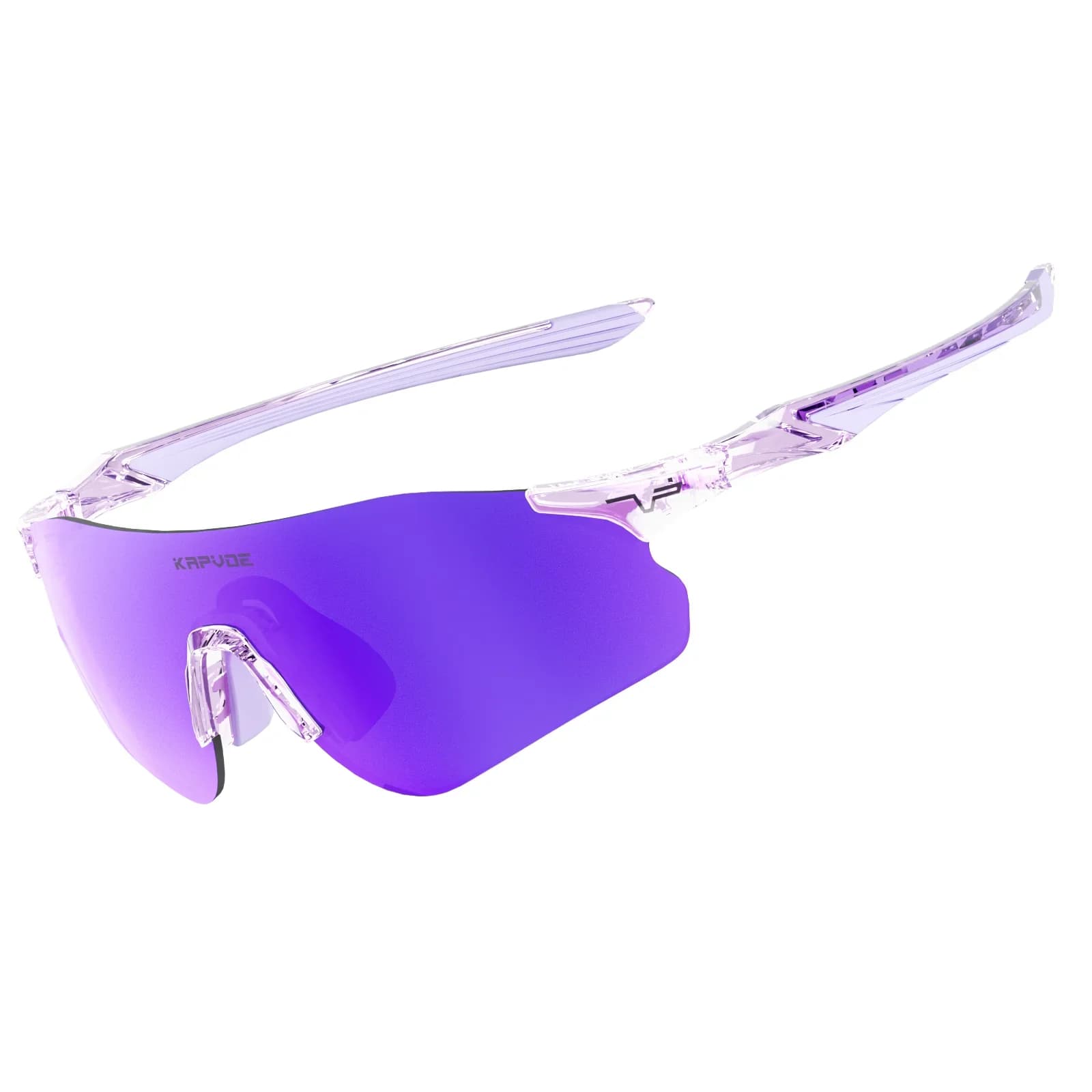 Kapvoe UV400 Men Cycling Glasses Bike Glasses Light Weight Running Glasses Purple Bike Eyewear MTB Sports Bicycle Goggles 2024