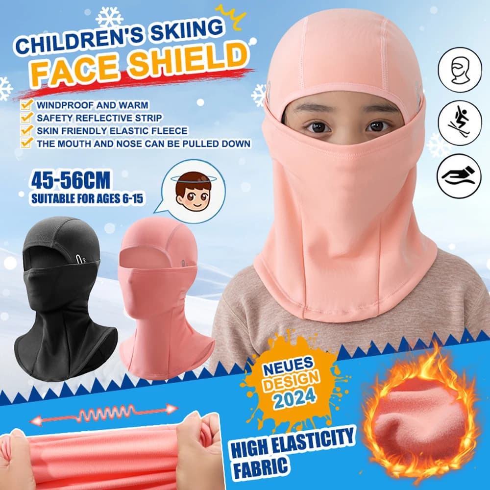Children's hot ski cover, windproof and cold-resistant cycling mask, helmet lining, sunshine, men's and women's hat