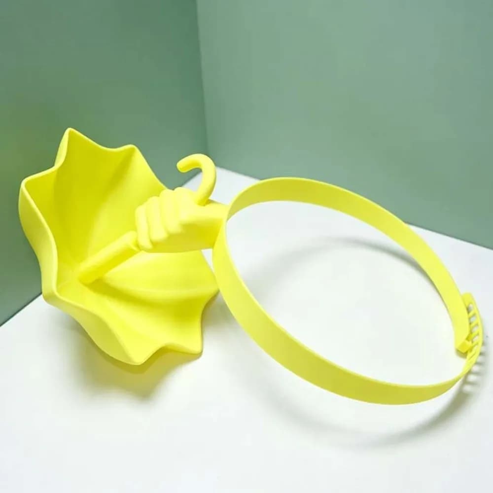 Gag Gift 3D-Printed Umbrella Hat PLA Material Hands-Free Mini Parasol Sun Cap Novelty Adjustable Creative Headwear Campers