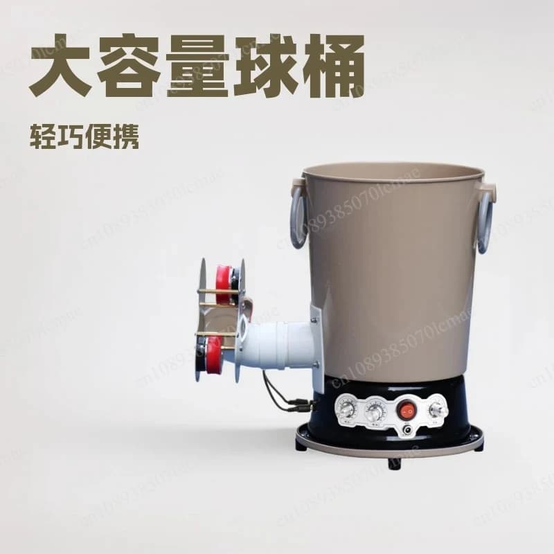 Portable Plug-in Table Tennis Serving Machine, Automatic Ping Pong Ball Launcher with Remote Control for Home Practice