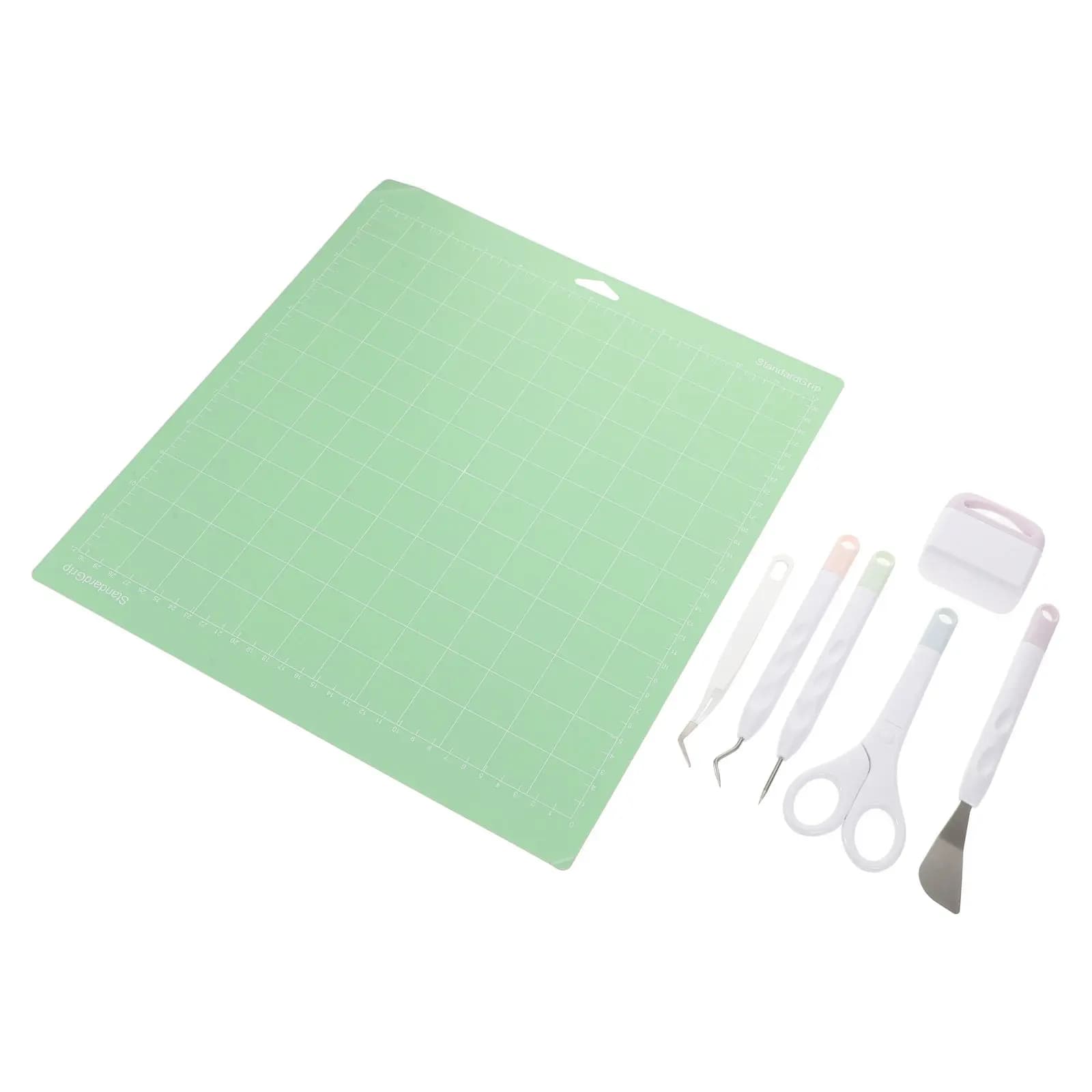 1Set Handicraft Scrapbook Kit Premium Vinyl Weeding Tools Ergonomic Design Precision Cutting for DIY Paper Carving Art Craft