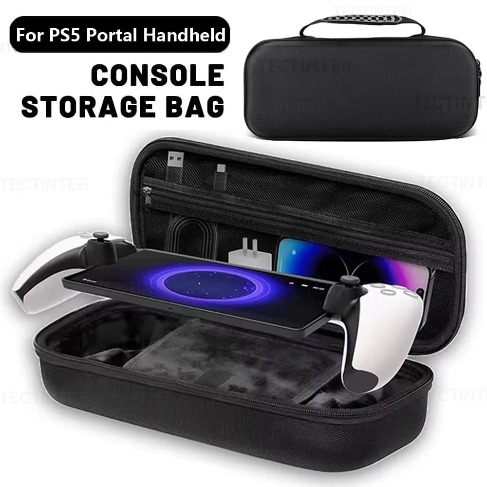 Custodia rigida portatile EVA per accessori per console di gioco portatile Portal PS5 Borsa da trasporto per portale Sony PlayStation 5