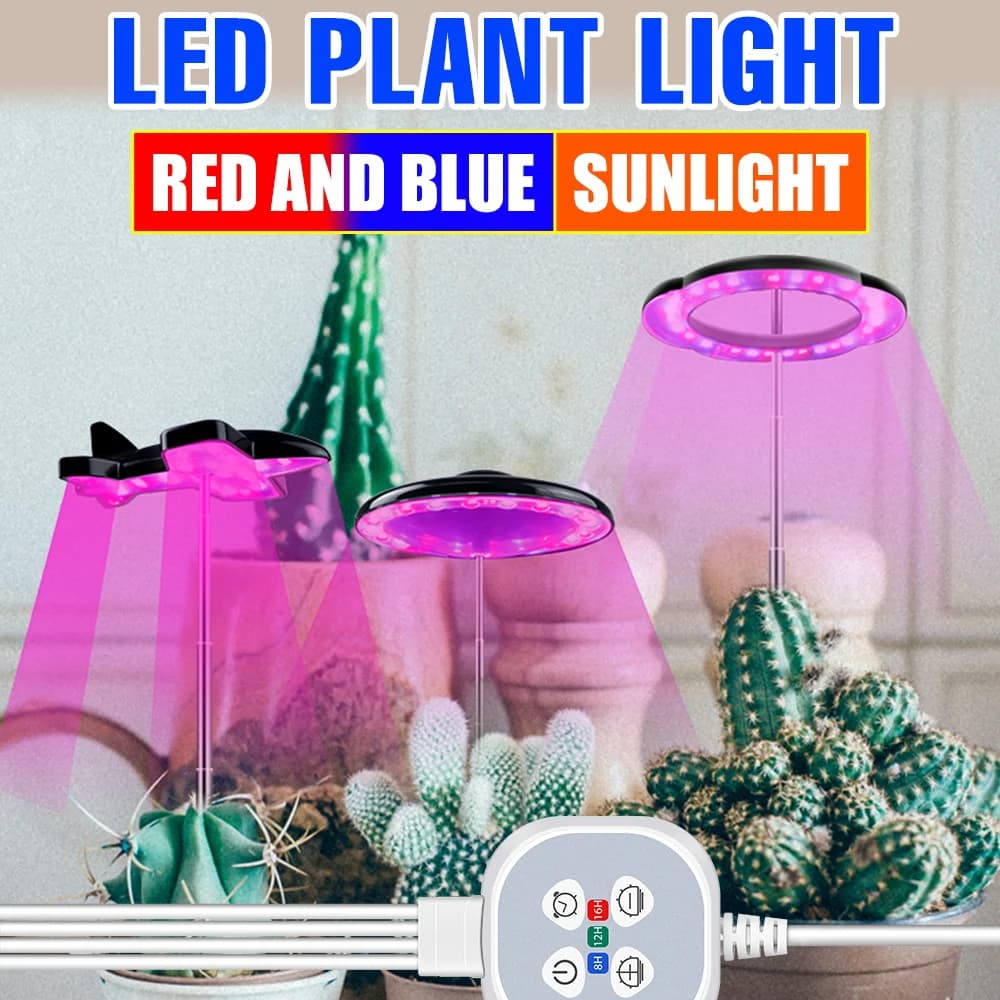 Full Spectrum Plant Grow Light LED Seedings Fill Lamp 5V Indoor Hydroponic Succulent Cactus Potted Flower Cultivation Lighing