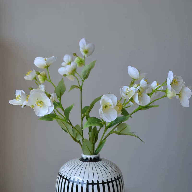 Coppers of Hellebore artificial flowers winter roses of silk plants fake home garden decoration ornament for party scene objects for photo