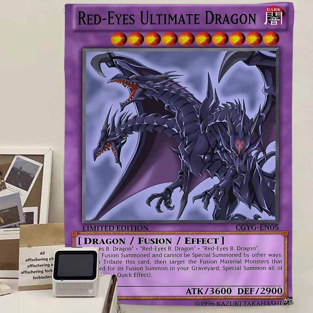 Yu Gi Oh Card Arazzo da parete fai da te appeso tarocchi hippie tappeti da parete dormitorio decorazioni per la casa