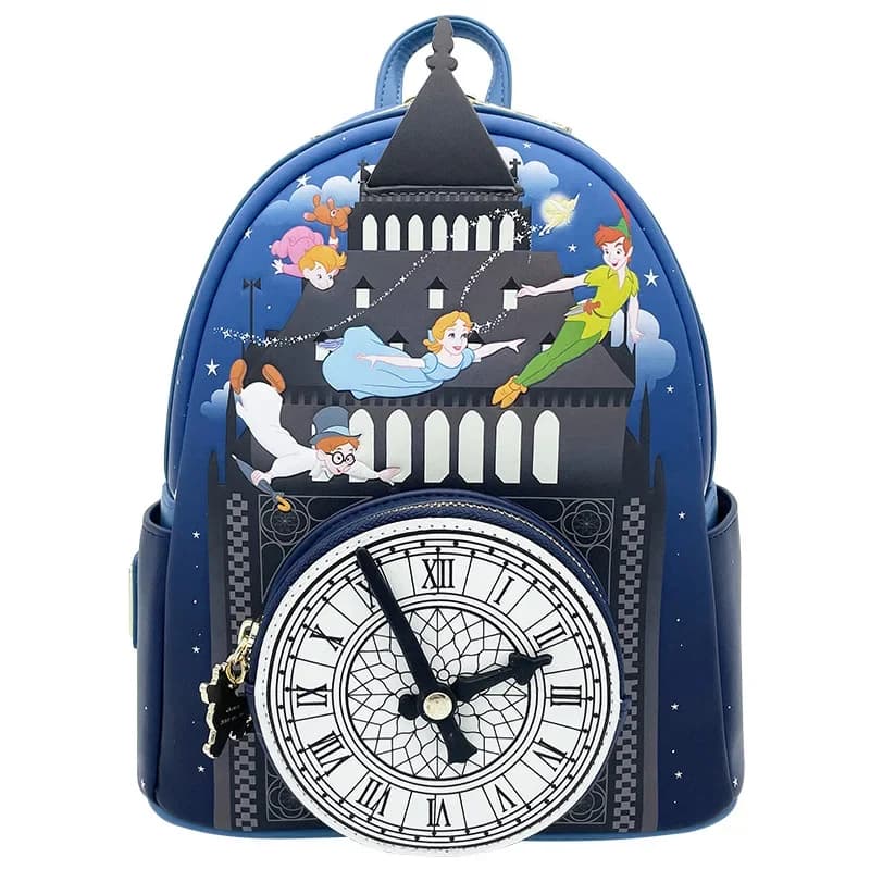 Zaini da donna Peter Pan Anime Cosplay Peter e Wendy Star Sky Zaino di marca per studenti in pelle Pu Borsa impermeabile