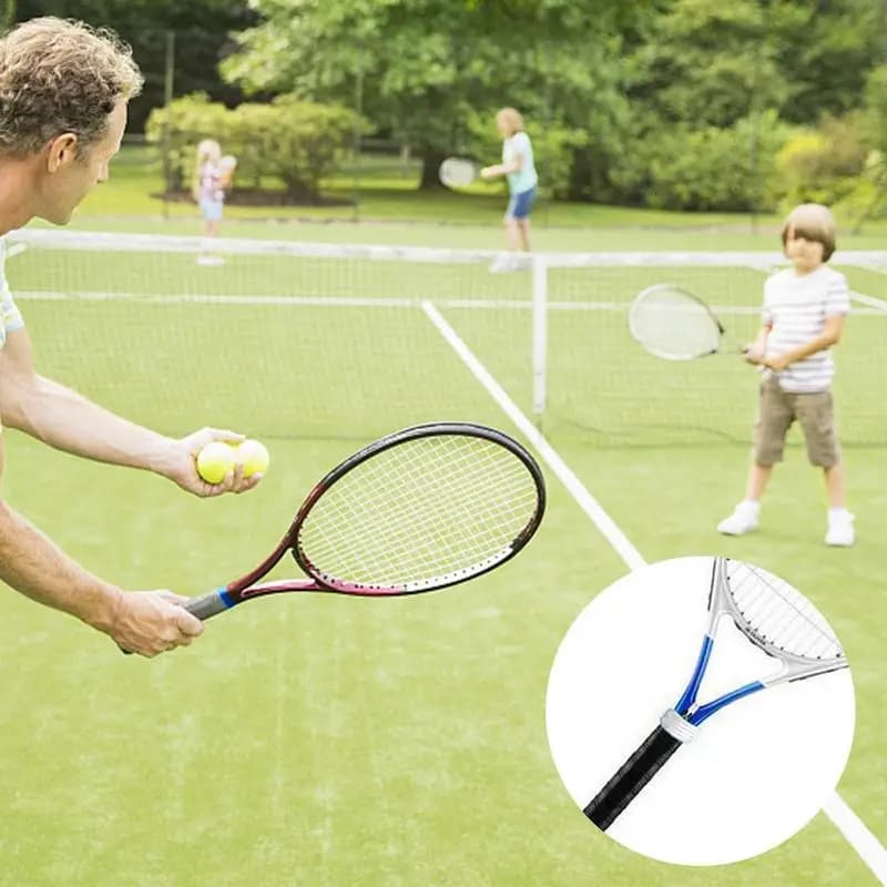 Anello elastico per impugnatura per racchetta da tennis Chiusura con impugnatura Elastico in silicone Impugnature per racchetta da tennis antiscivolo Anello di tenuta in gomma