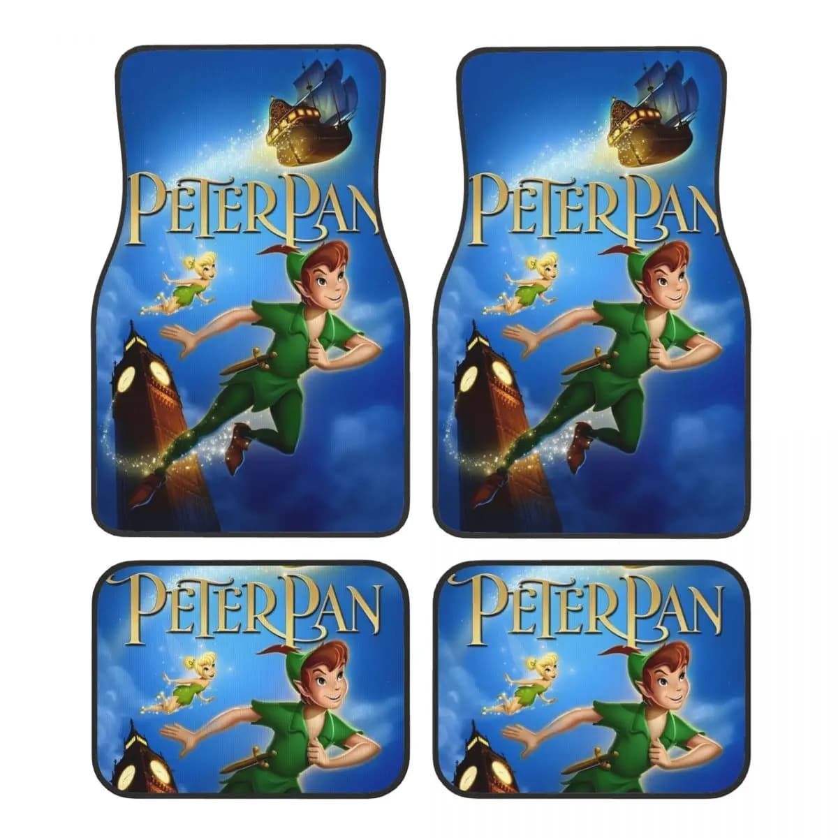 Tappetini Peter Pan per auto Tappetini impermeabili per tutte le stagioni Set completo di accessori per auto