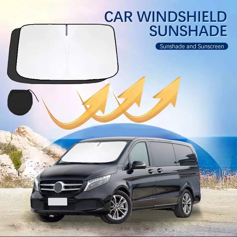 Car Windshield Sun Shade Covers for Front Window Sunscreen UV Parasol For Mercedes Benz V Class V260L W447 W448 Car Accessories