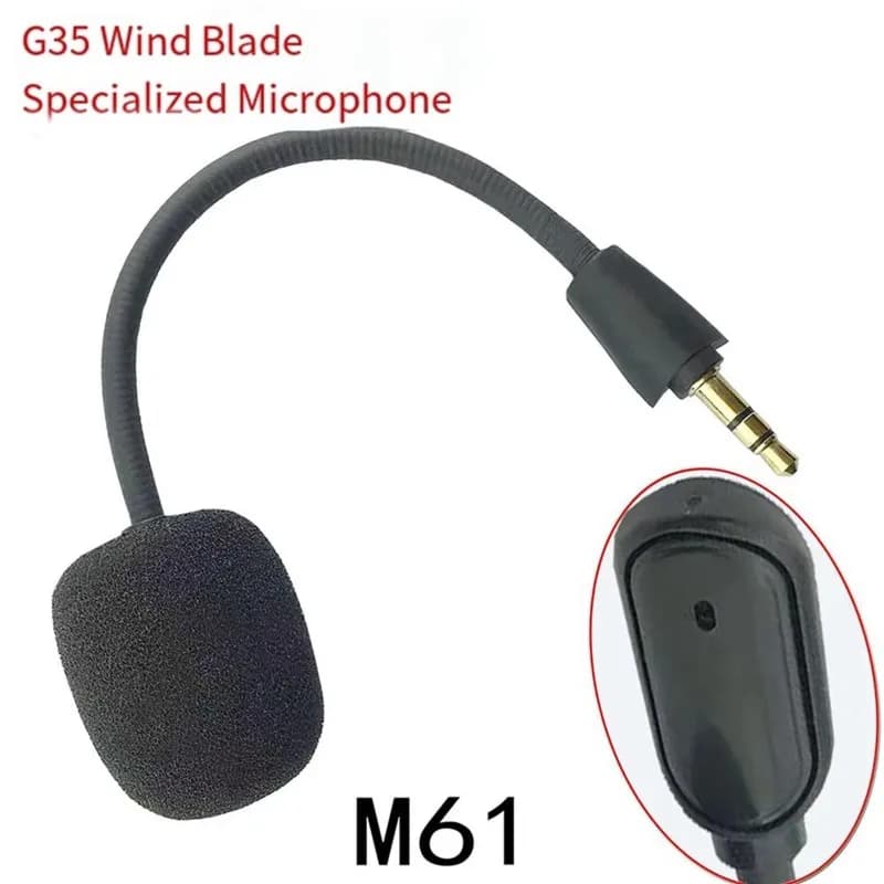 3.5 mm Spare Parts Microphone for Gaming Cablate Over-Ear Edifier G35 Wind Blade, Microphone for E-Sports
