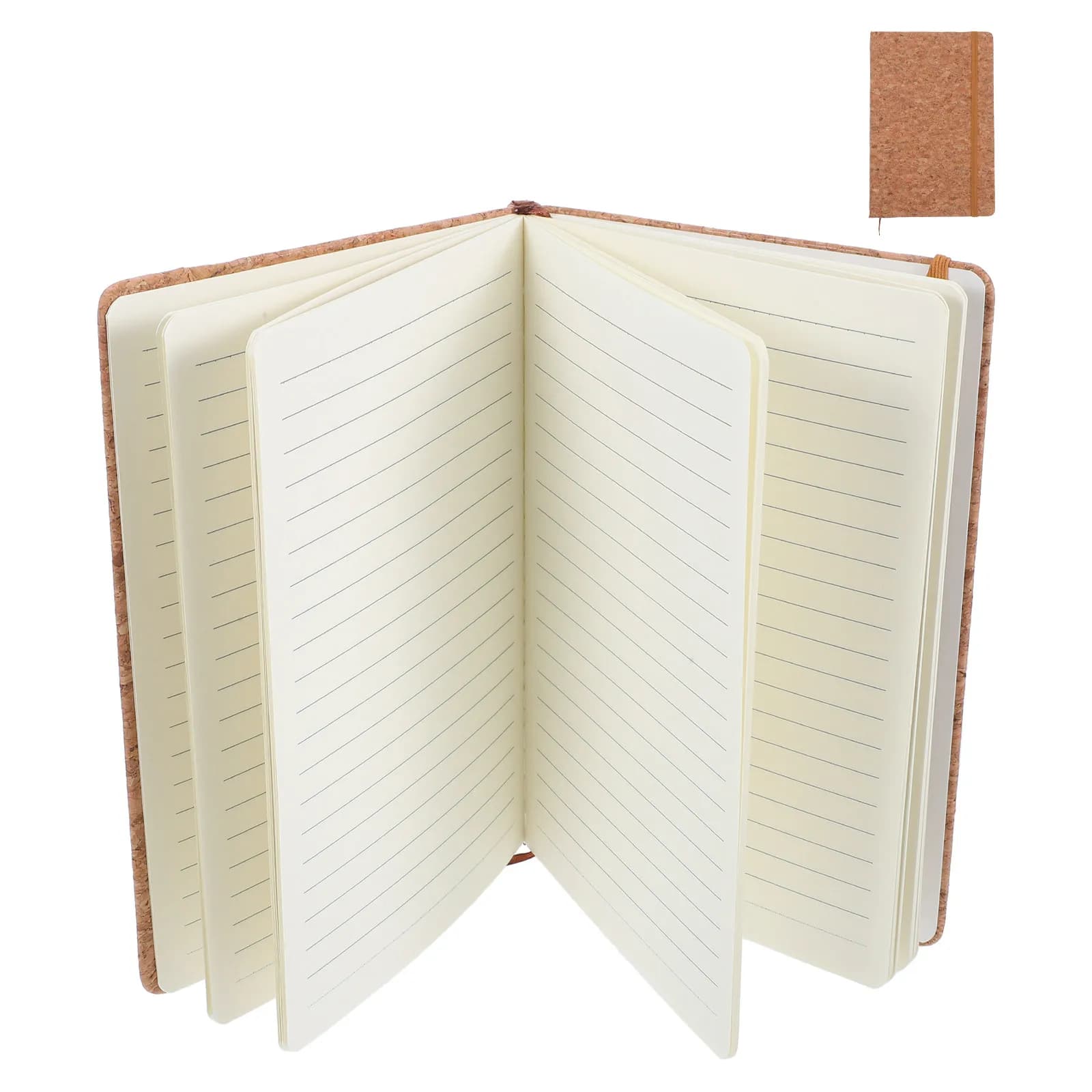 Agenda Portatile A5 in PU con Cinturino, Planner Personale per Studenti, Viaggi d'Affari, Scrittura Quotidiana e Registrazione Programmi