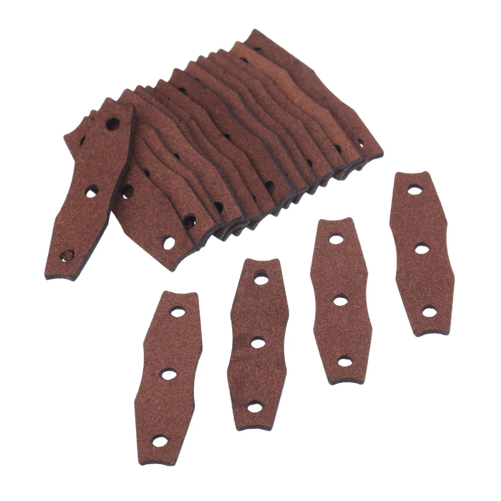 20/10/5 Pcs tasche in pelle catapulta tasca in pelle fionda per caccia fionda arco e frecce sostituzioni 50mm X 14mm X 8mm
