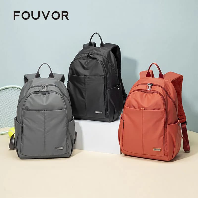 Fouvor Women's Backpack Oxford Cloth Travel Large Capacity Laptop Backpack Lightweight Students School Backpacks 2961-21 2961-22