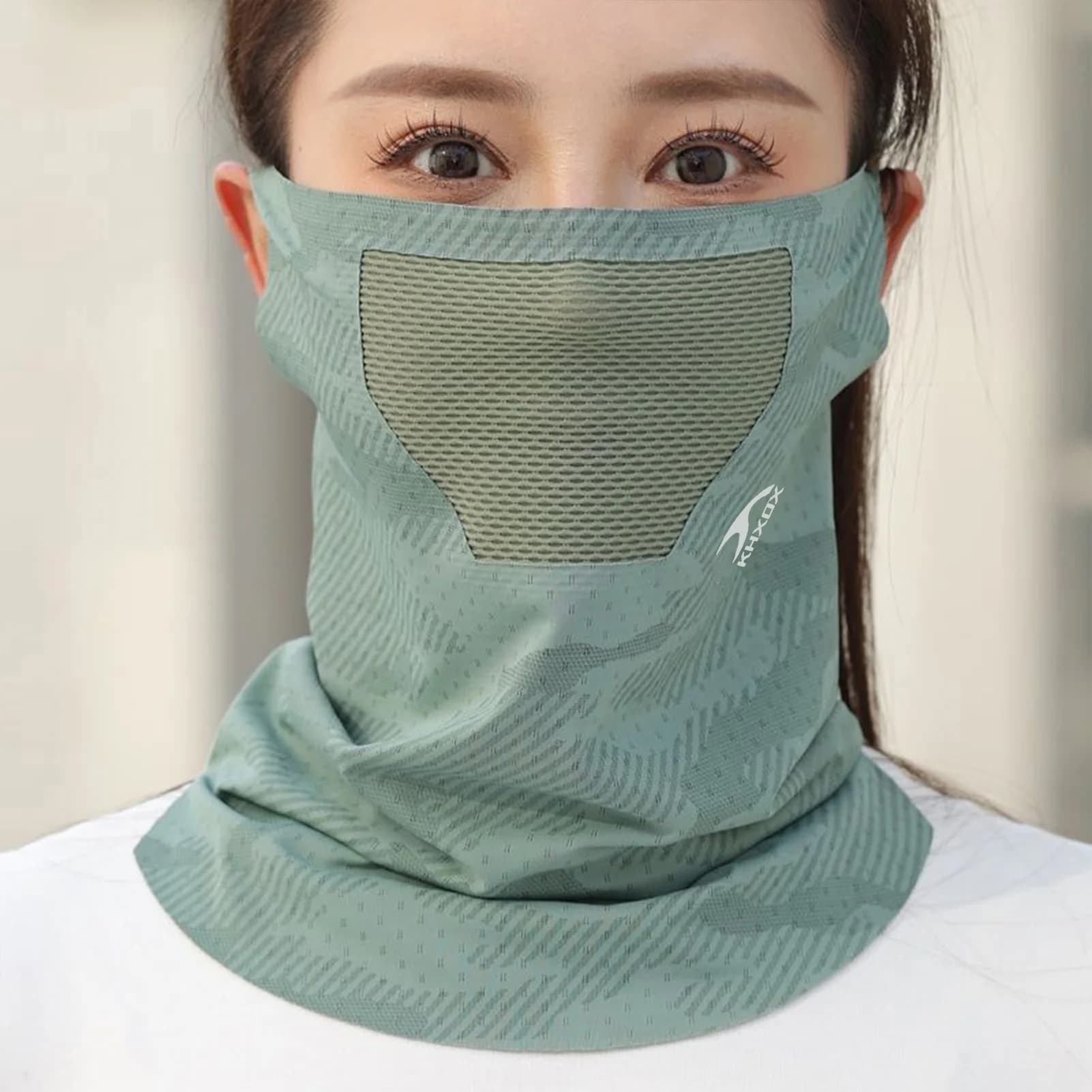 Breathable Outdoor Cycling Mask, Solar Collo Protection, Light Sports Equipment for Women