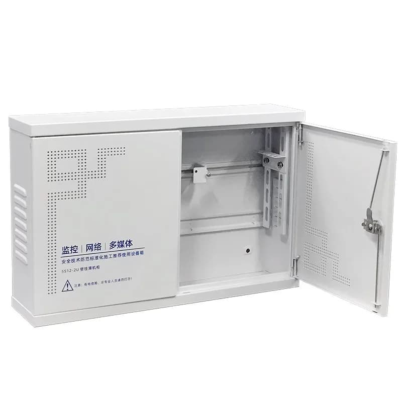 Wall-mounted Small Cabinet 2u4u Network Switch Monitoring Equipment Box Outdoor Waterproof Floor-standing Cabinet 5512/21