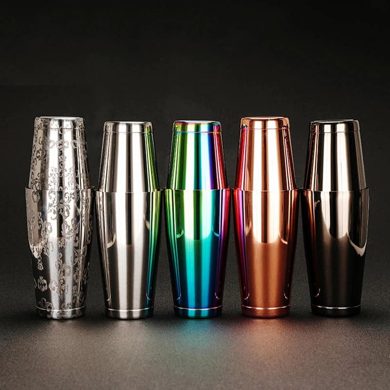 Bevanda Shaker per barista Martini da Cocktail in acciaio inossidabile da 28 e 20 once per Bar professionale e per uso domestico