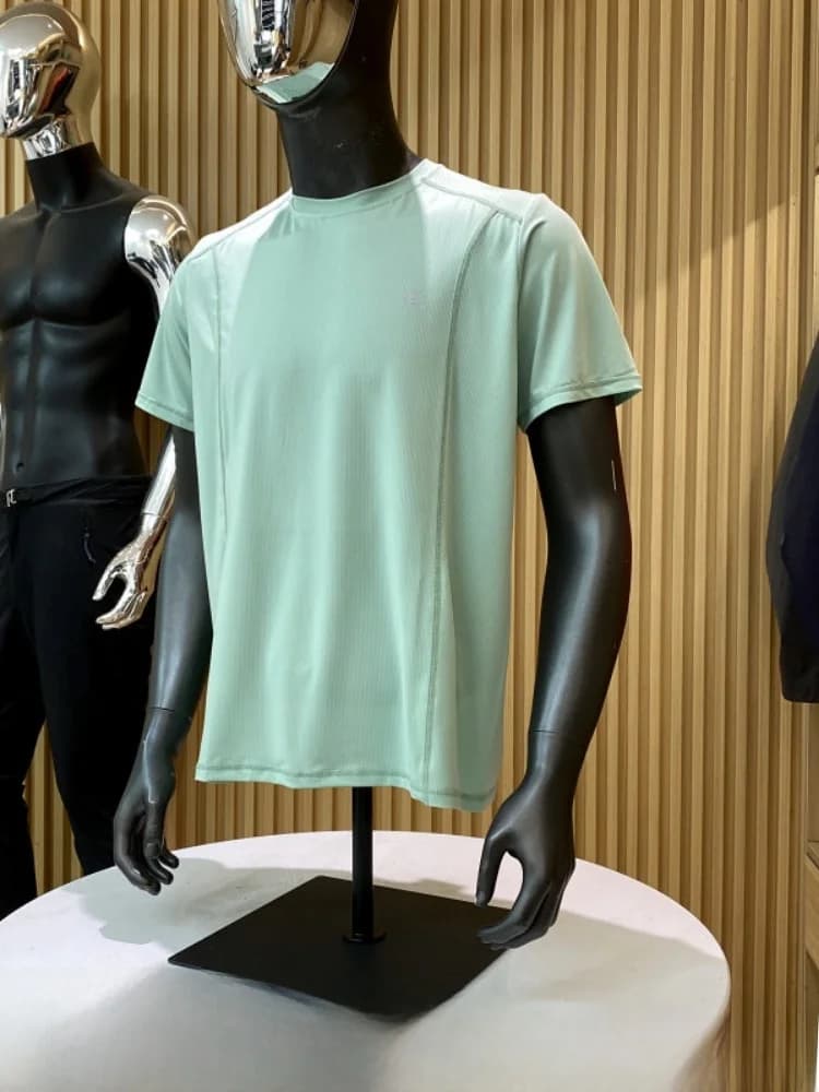 Cool Sensation Tech Quick Dry Breathable 3D Tailored Men's Summer Outdoor Lightweight Sport Short Sleeve Fashionable T-Shirt