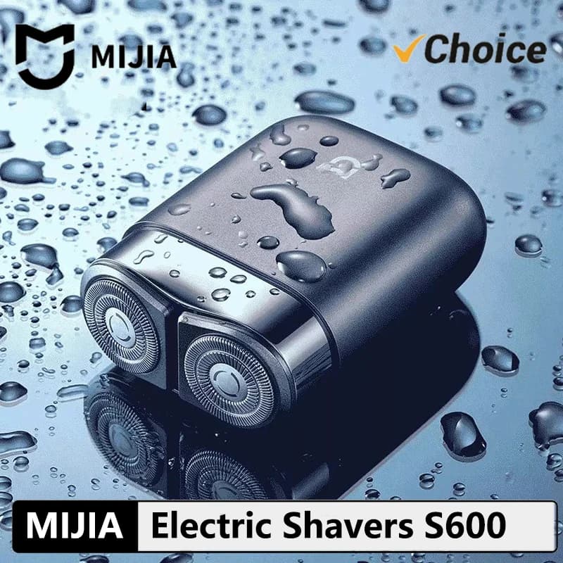 XIAOMI MIJIA rasoi elettrici S600 rasoio portatile uomo Type-C ricaricabile rasatura barba macchina Trimmer asciutto bagnato rasatura lavabile