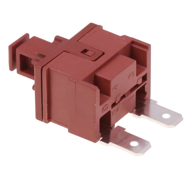 1PC KAN-L5 2Pin self-lock key switch water heater vacuum cleaner switch 7.5A 250VAC button power switch lock switch