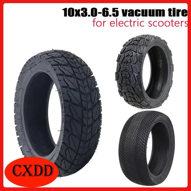 10x3.0-6.5 Tubeless Tire for Zero 11X Kaabo Wolf Electric Scooters Puncture-resistant Vacuum Tire Front Rear Tyre Part