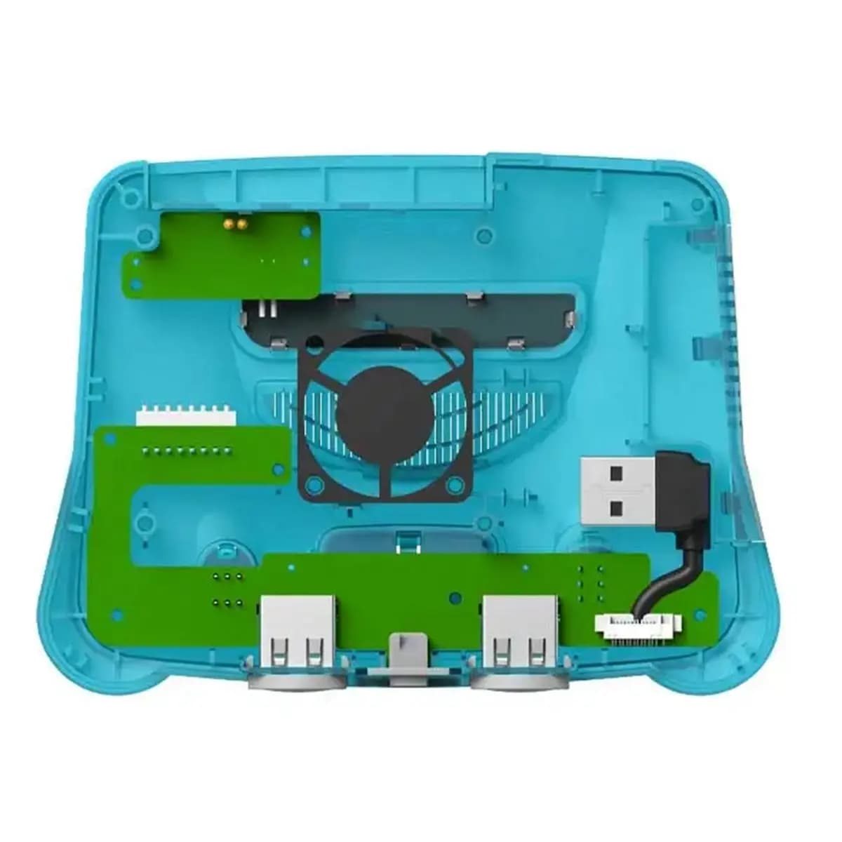 A99X For 64Pi CASE Compatible with Raspberry Pi5,with Dual USB Ports, SD Card Storage, Safe Shutdown and Reset