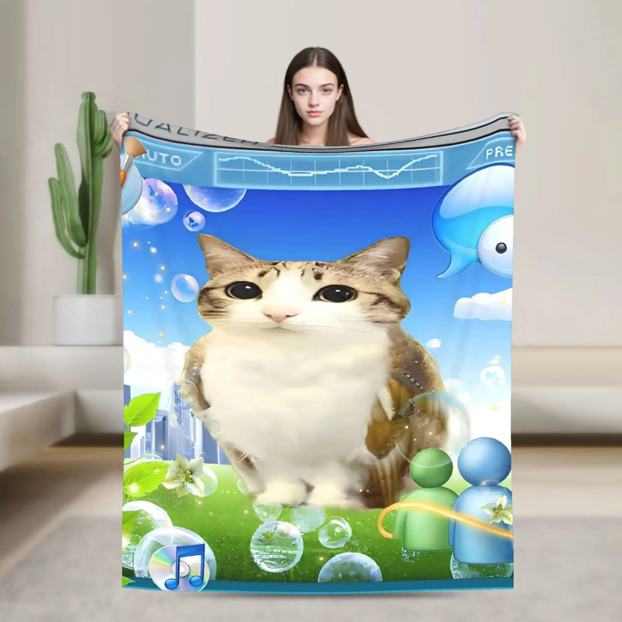 Soft Warm Blankets Airplane Travel Frutiger Aero Throw Blanket Bedspread For Couch Chair Sofa Bed Street Trend Sofa Bed Cover