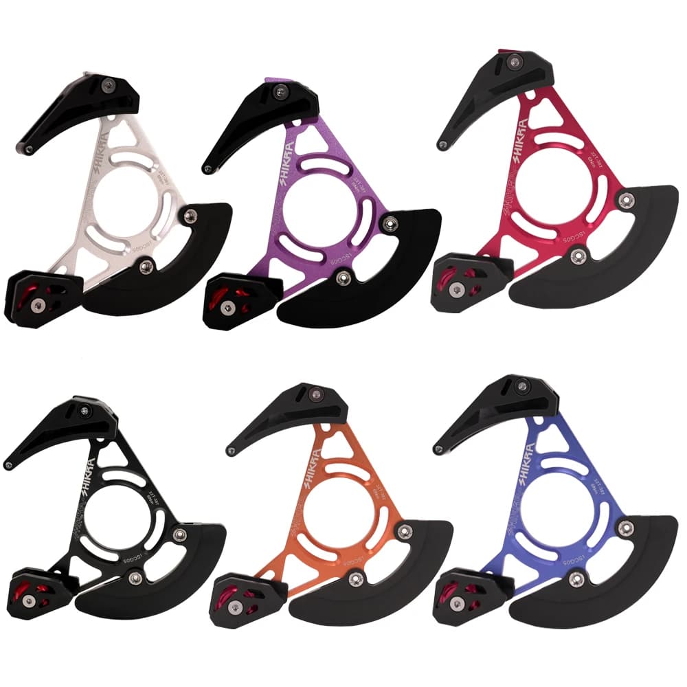 SHIKRA MTB Deragliatore Posteriore Guida Catena Puleggia Ruota 32T-38T Corona Compatibile con ISCG03/05 Mountain Bike Trasmissione Bicicletta