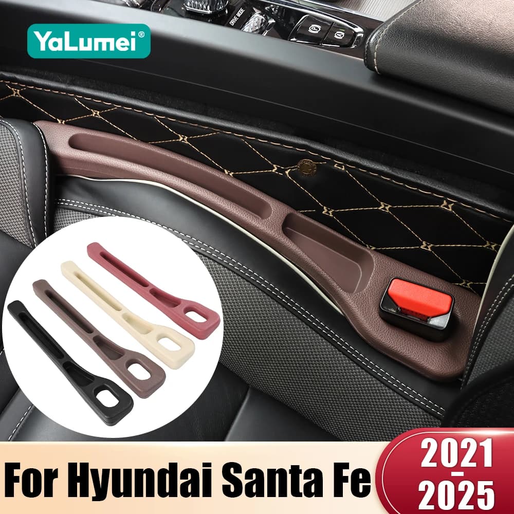 For Hyundai Santa Fe 2021 2022 2023 2024 2025 Hybrid Universal Car Seat A Try of Lost Filling Strip Lateral Stitching Organizer