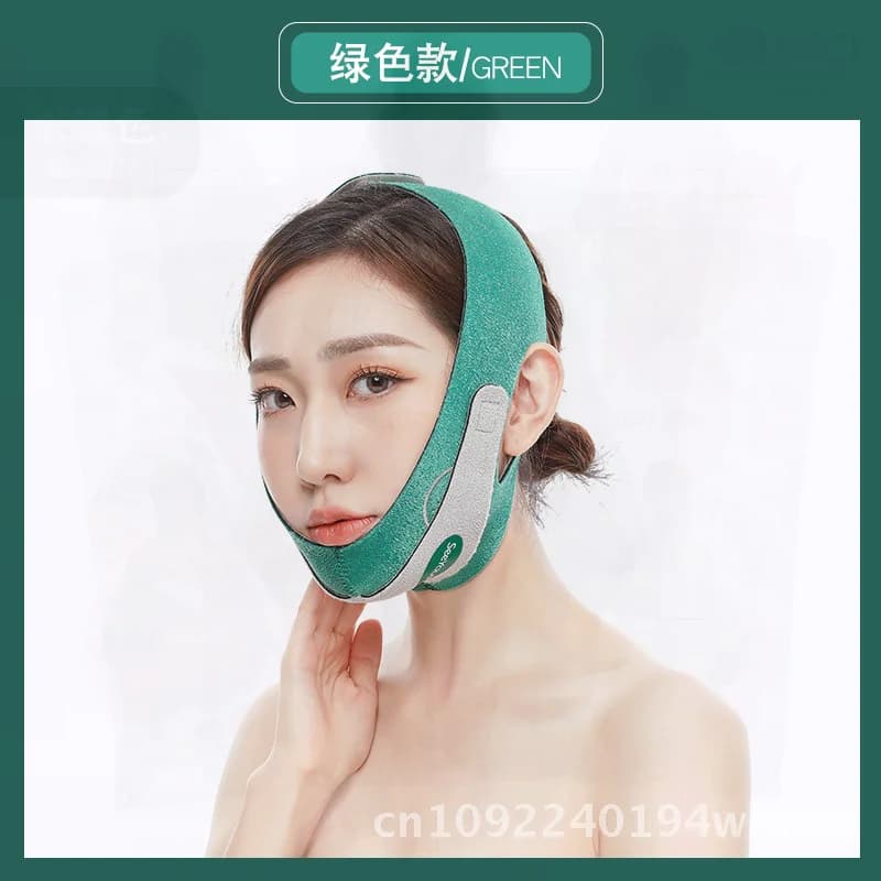 Xiaoyan Benda per il lifting del viso Artefatto V-Face con adesivo traspirante Maschera per il sonno Dispositivo di bellezza multifunzionale per il viso