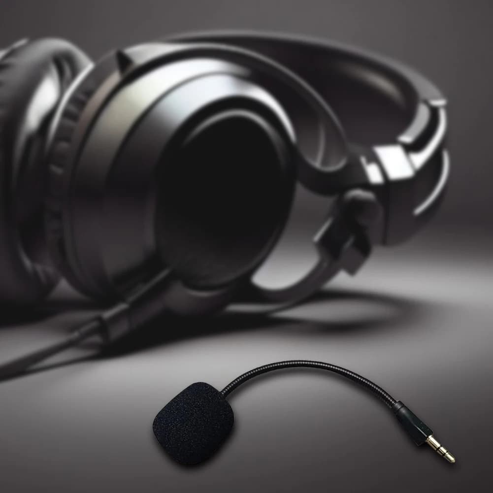Microfono di ricambio da 3,5 mm, microfono da gioco, microfono flessibile con braccio pieghevole per cuffie da gioco Logitech G PRO G PRO X