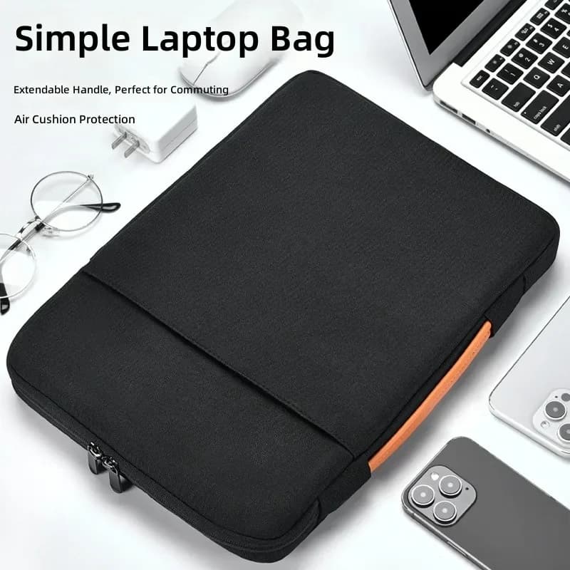 Custodia Protettiva per Laptop da 13, 14, 15.6 Pollici, Antiurto, Morbida, Compatibile con MacBook Air Pro