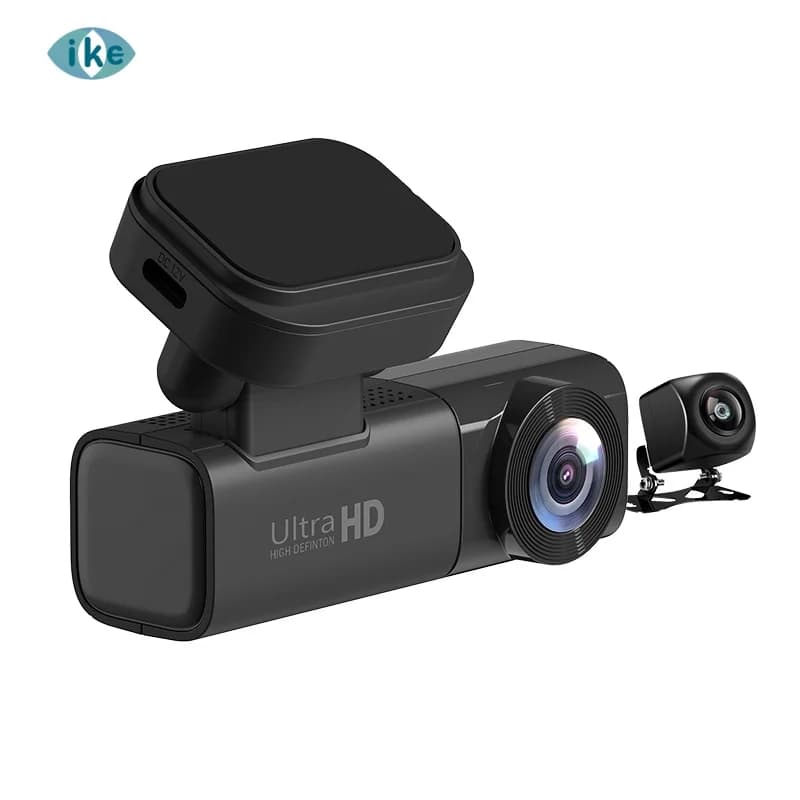 Dashcam Hotkam a Doppia Lente, Anteriore 4MP Posteriore 2MP, Tracciamento GPS 4G, Visione Notturna, Scheda di Memoria, Registrazione AOV, Monitoraggio Parcheggio per Veicoli