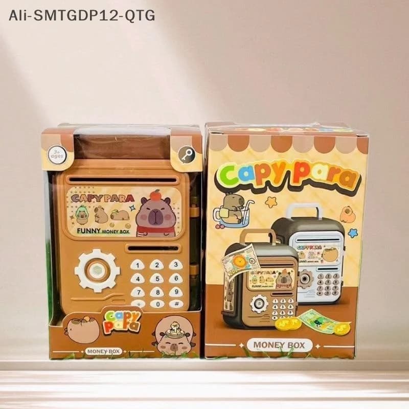 Salvadanaio con impronta digitale Salvadanaio elettronico ATM salvadanaio per monete Cassaforte per contanti Grande salvadanaio Blocco password per bambini