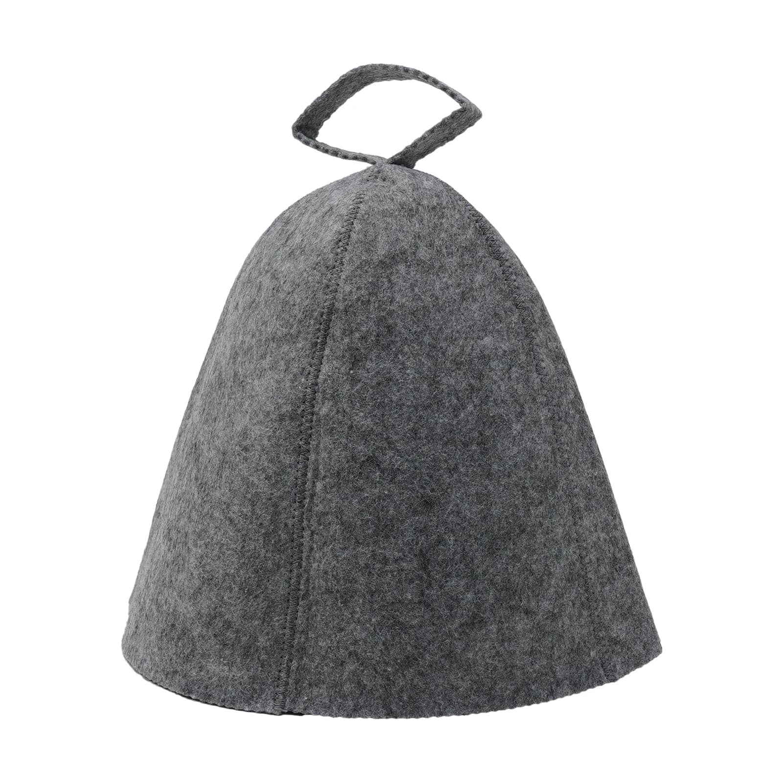 Wool Cap Sauna Hat 1pcs Felt Foldable Grey Soft Solid Spa Bath With Hanging Loop Porosity Protection Practical