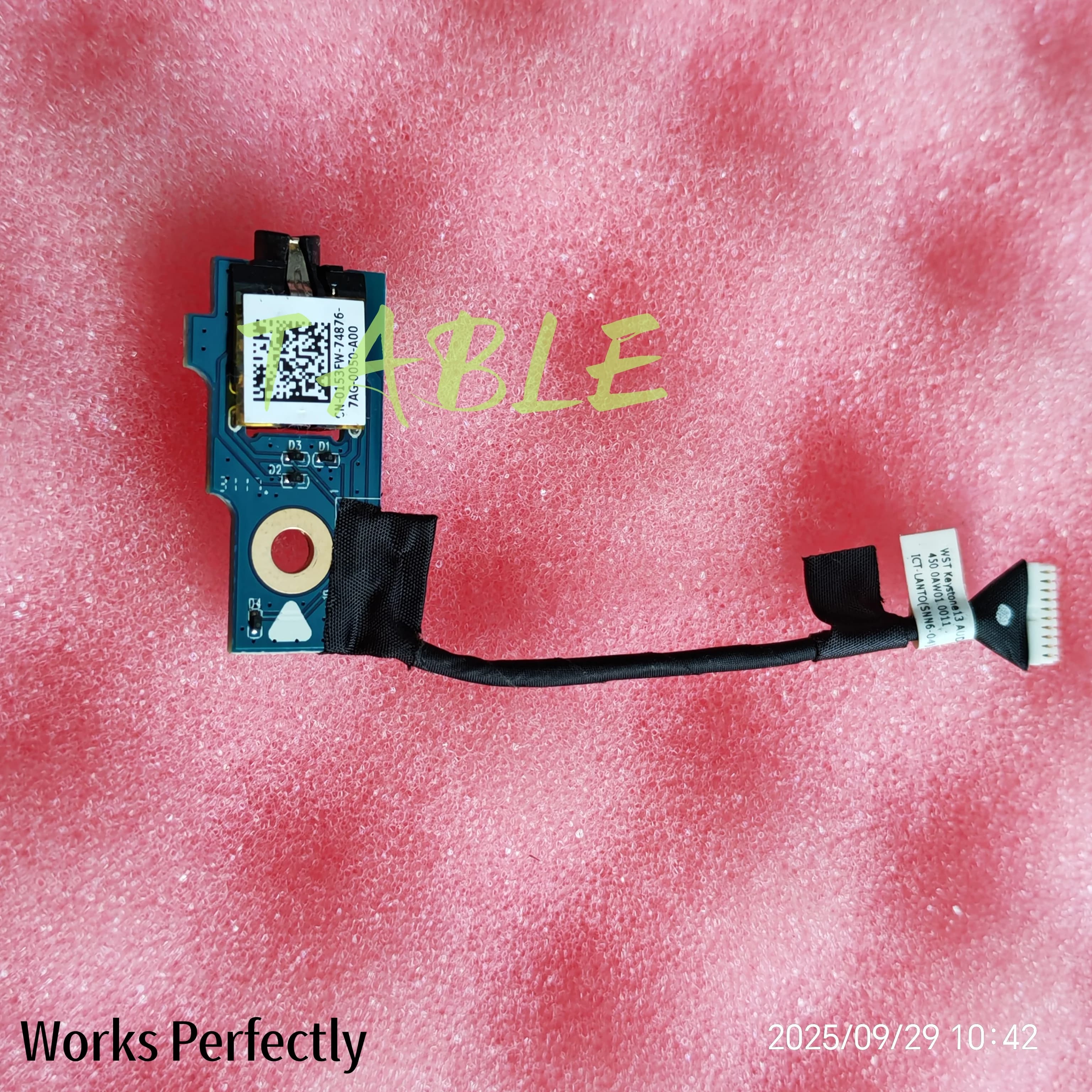 Notebook Per Dell Latitude 13 3380 E3380 P80G Chromebook Scheda Audio Del Computer Portatile W Cavo CN-0153FW 0153FW 153FW 450.0AW01.0001