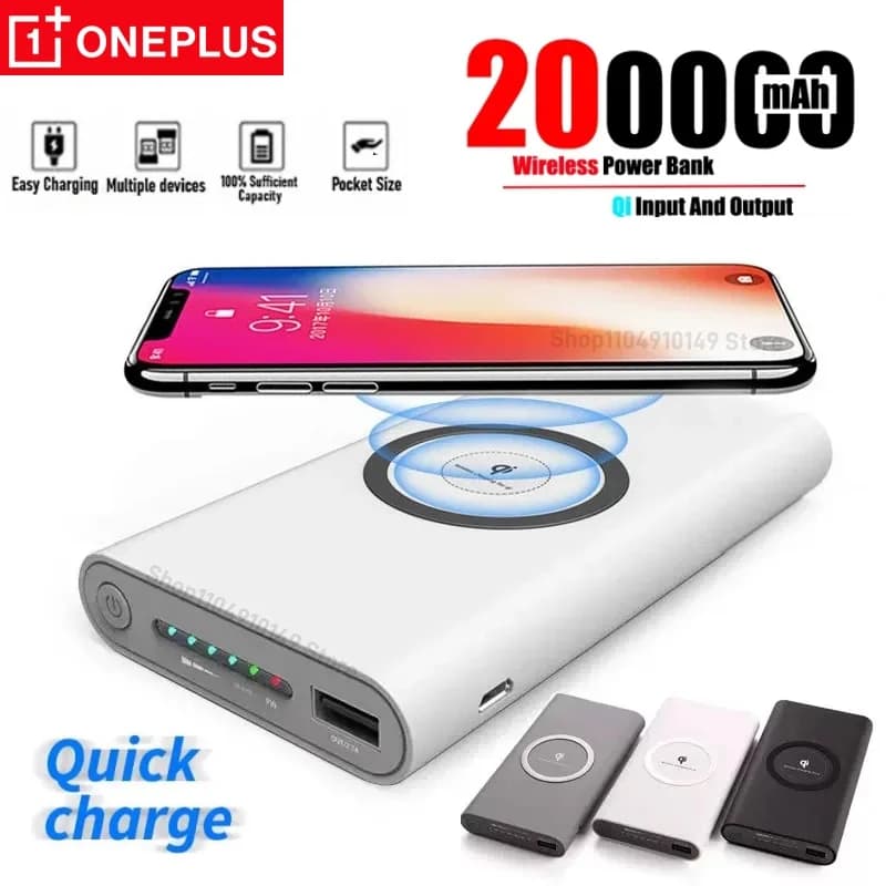 Xiaomi MIJIA Power Bank Magnetic Super Thin Wireless 200000 Quick Two-way USB-c Charger High Capacity MAh for iPhone Samsung