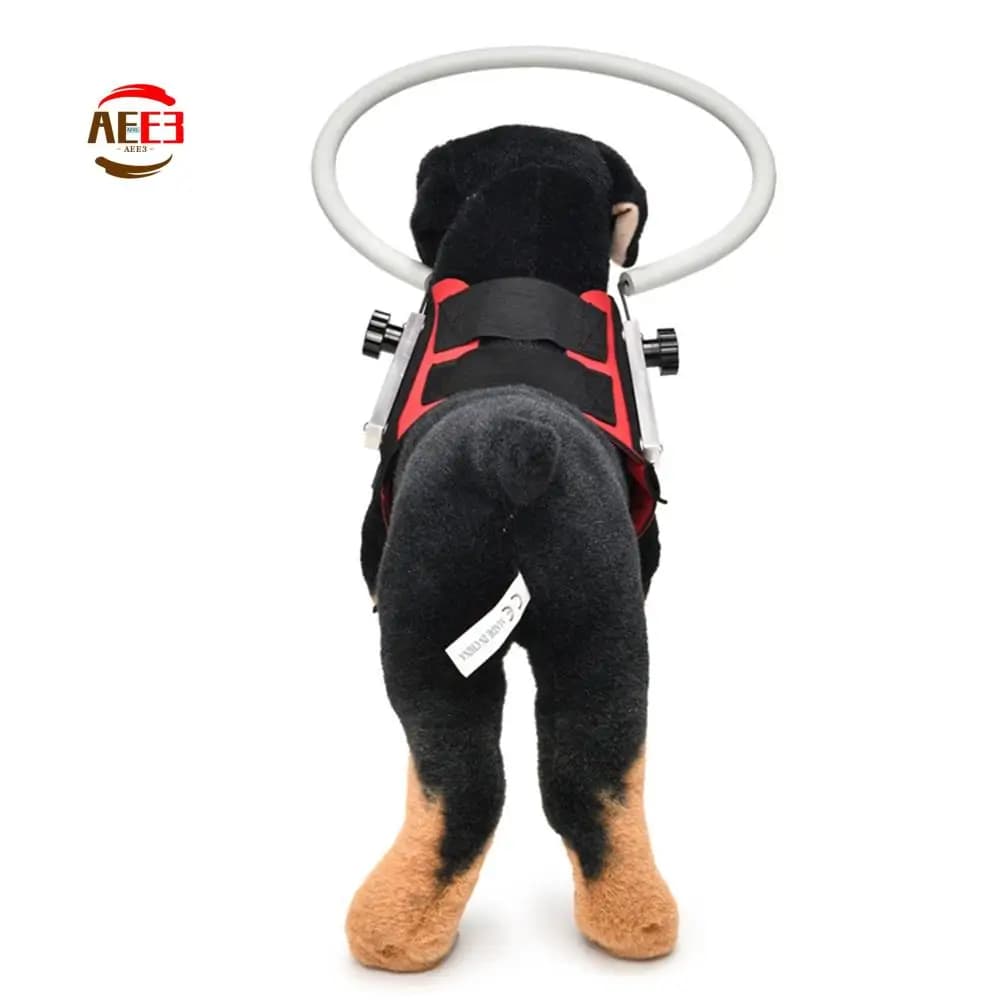 Dispositivo di guida per imbracatura per cani AEE3-Blind, Halo per cani ciechi, anello anticollisione per animali domestici per costruire fiduci, accessori per cani ciechi