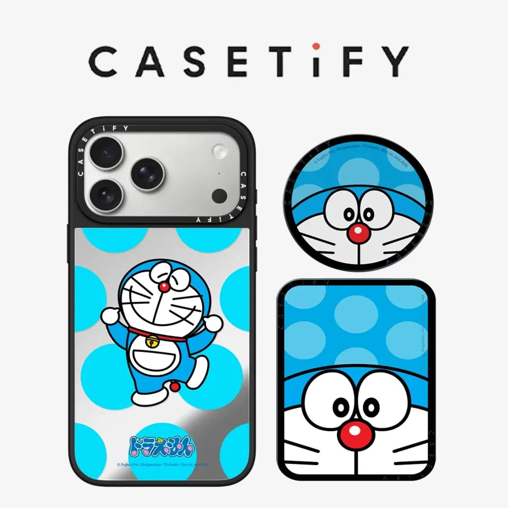 CASETiFY Doraemon Cartoon Animation Series Phone Case for IPhone 13 15 14 16 17 Pro Max Air Plus Magnetic Protective Cover