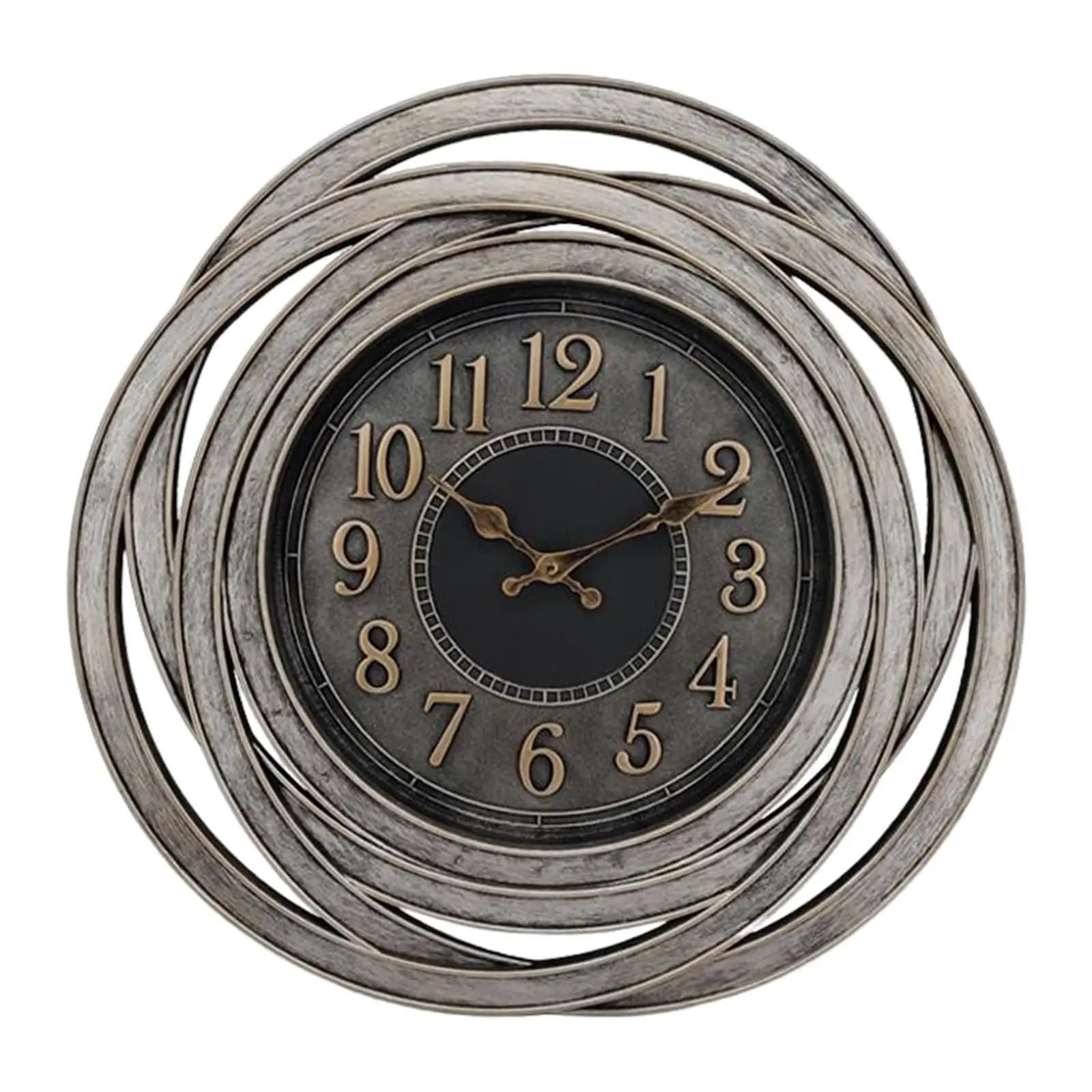 Orologio da parete impermeabile da 49,5 cm, per esterni, da giardino, con puntatore preciso e resistente, per la casa