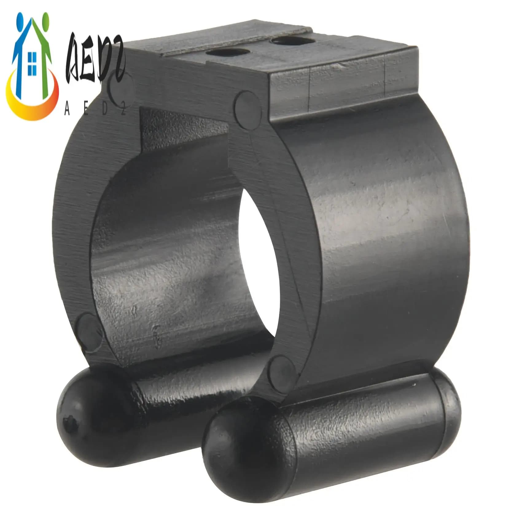 AED2-20 pezzi clip di stoccaggio regolari per canna da pesca, rack di stoccaggio con clip porta canna da pesca, 2 stili e 10 pezzi ciascuno stile - grande per Ho