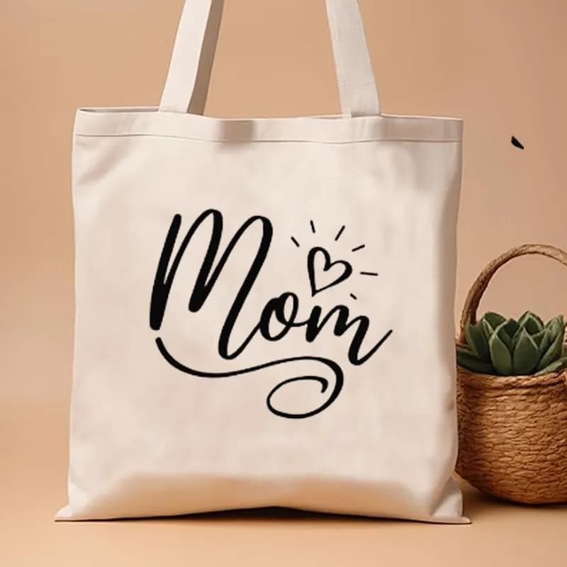 Borsa in tela con logo stampato a sublimazione, ecologica, a tracolla singola, per la spesa, bianca, personalizzabile, per l'Europa