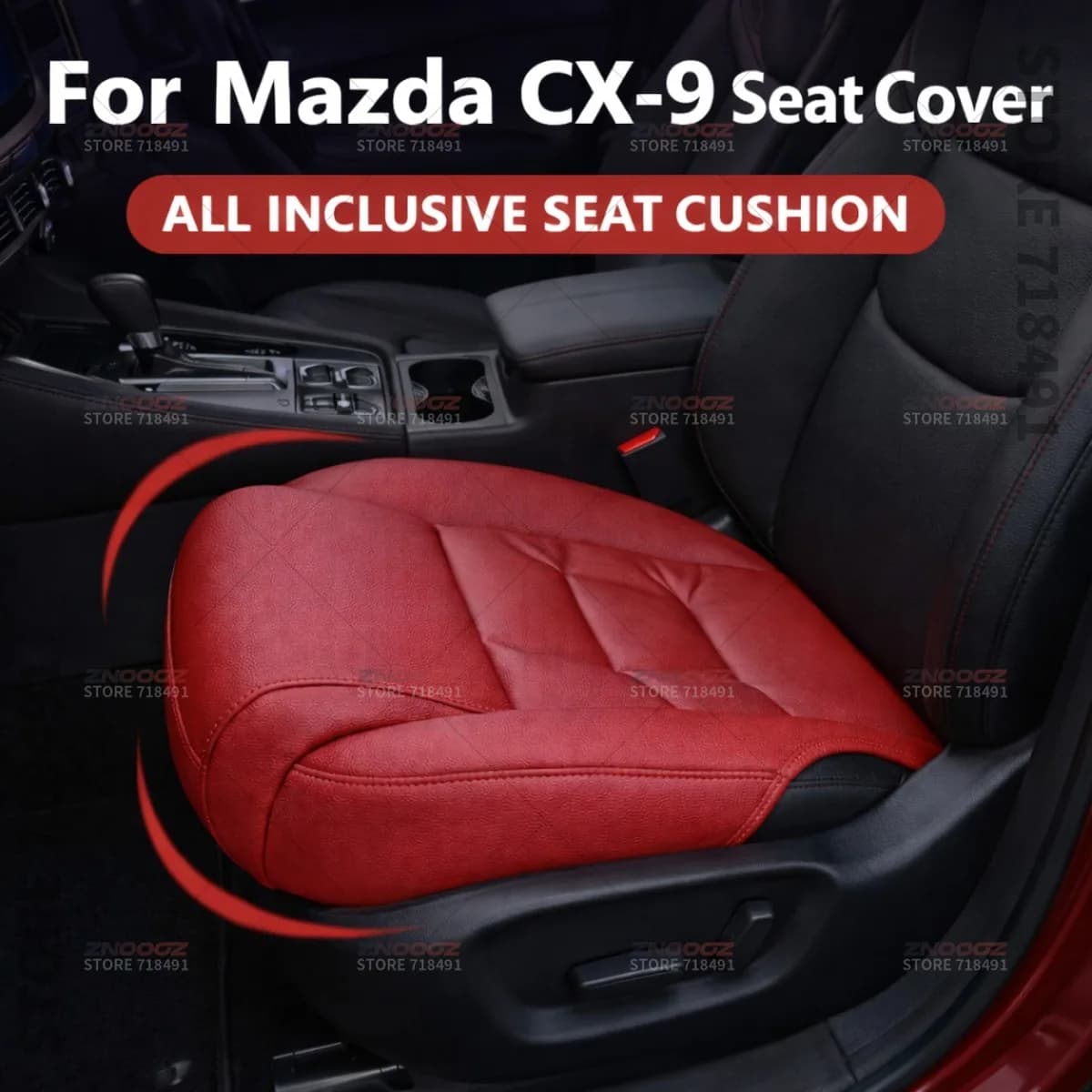 Support for Mazda CX-9 Auto Seat Legs, Memory Foam Cover Extension, Prolonged Bearing, Interior Accessories