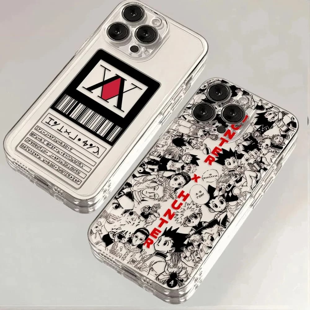 Black HUNTER×HUNTER Hot Anime Phone Case for Samsung Galaxy S26 S25 S24 S23 S22 S21 S20 Note20 FE Ultra Edge Plus 4G 5G Soft
