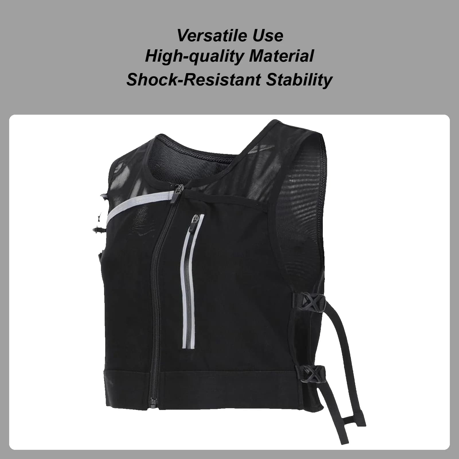 Light Running vest Night cycling bag sweat resistant vest bag for racing, outdoor climbing, night camping